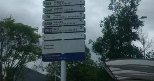 PARADERO SITP BARRIO CHICO NORTE II SECTOR  214A00